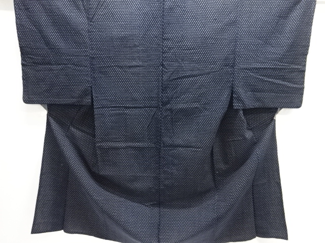 JAPANESE KIMONO / ANTIQUE COTTON AUTHENTIC KURUME IGETA KASURI MENS HI